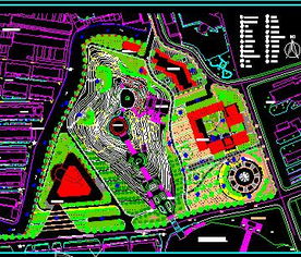 烈士陵園改擴(kuò)建環(huán)境綠化施工圖紙免費(fèi)下載 園林綠化及施工